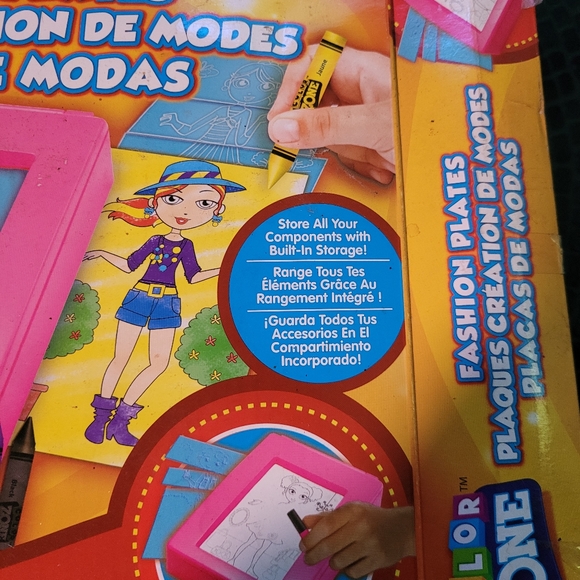 Color zone Fasion plates Toy Girl's age 5 and older, Preowned Never used. - Picture 5 of 16